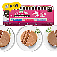 Merrick Purrfect Bistro Grain Free Salmon Premium Ingredient Adult Pate Wet Cat Food Variety Pack