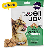 WellJoy Dual-Benefit Dental+ GutBoost Cat Treats