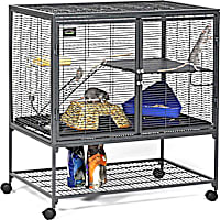 Midwest Critter Nation Single Unit with Stand Small Animal Cage