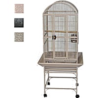 A&E Cage Company Classico Dometop Small Bird Cage in Platinum