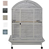 A&E Cage Company Black Macaw Mansion Enormous X-Large Dometop Bird Cage