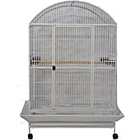A&E Cage Company Stainless Steel Macaw Mansion Enormous X-Large Dometop Bird Cage