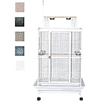 A&E Cage Company 40" X 30" Play Top Bird Cage in Black