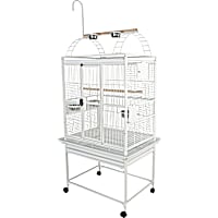 A&E Cage Company 32" X 23" Play Top Bird Cage in White