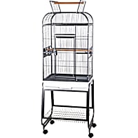 A&E Cage Company Flat-Top Playtop Bird Cage with Plastic Base