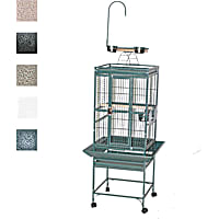 A&E Cage Company 18" X 18" Play Top Bird Cage in Platinum