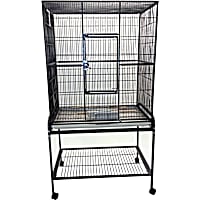 A&E Cage Company Flight Bird Cage in Black