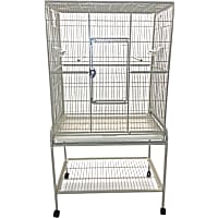 A&E Cage Company Flight Bird Cage in Platinum