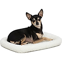 Midwest Quiet Time Bolster White Dog Bed