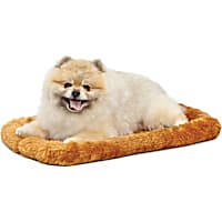 Midwest Quiet Time Bolster Cinnamon Dog Bed