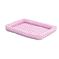 Midwest Quiet Time Bolster Pink Dog Bed