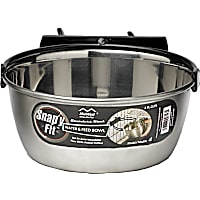 Midwest Snap'y Fit Stainless Steel Water & Feed Bowl for Dogs