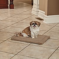 Midwest Quiet Time Deluxe Micro Terry Taupe Dog Bed