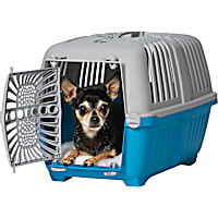 Midwest Spree Plastic Blue Pet Travel Carrier