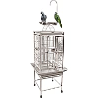 A&E Cage Company Playtop Cage in Stainless Steel