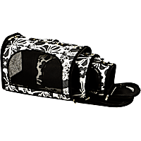 A&E Cage Company The Excursion in Black Large Soft Sided Travel Carrier
