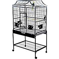 A&E Cage Company Elegant Flight Cage in Black
