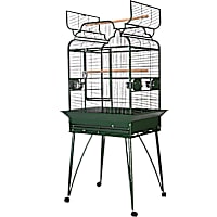 A&E Cage Company Victorian Open Top Cage in Green