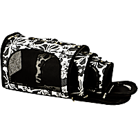 A&E Cage Company 2S The Excursion in Black Soft Sided Travel Carrier
