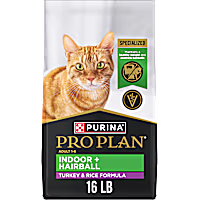 Purina Pro Plan Focus Indoor Care Turkey & Rice Formula Adult Dry Cat Food