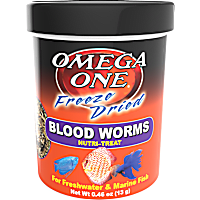 Omega One Freeze Dried Blood Worms