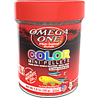 Omega One Color Slow-Sinking Mini Pellets