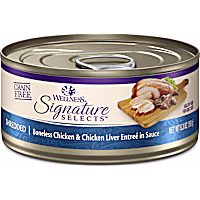 Wellness CORE Signature Selects Natural Grain Free Shredded Chicken & Chicken Liver Wet Cat Food