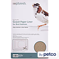 So Phresh Gravel Paper Liner for Bird Habitats