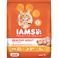 IAMS ProActive Health Adult Healthy Dry Cat Food with Chicken Cat Kibble