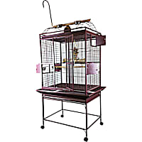 A&E Play Top Cage Burgundy