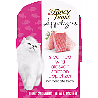 Fancy Feast Appetizers Steamed Wild Alaskan Salmon in Delicate Broth Wet Cat Food