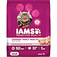 IAMS ProActive Health Adult Urinary Tract Healthy Dry Cat Food with Chicken Cat Kibble