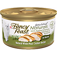 Fancy Feast Gourmet Naturals White Meat Chicken Recipe in Gravy Wet Cat Food