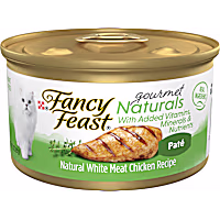 Fancy Feast Gourmet Naturals White Meat Chicken Recipe Pate Wet Cat Food