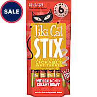Tiki Cat Stix Salmon Wet Treat in Lickable Tube for Cats