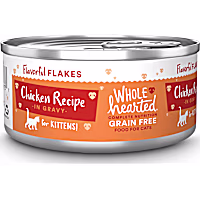 WholeHearted Grain-Free Chicken Recipe Flakes in Gravy Wet Kitten Food