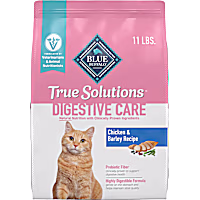 Blue Buffalo True Solutions Blissful Belly Digestive Care Chicken Natural Dry Food for Adult Cats