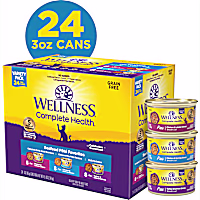 Wellness Complete Health Seafood Pate Favorites Variety Pack Wet Adult Cat Food