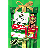 Greenies Original Regular Nutcracker Natural Holiday Dental Dog Chew