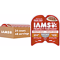 IAMS Perfect Portions Healthy Adult Grain Free Chicken Recipe Wet Cat Food Pate