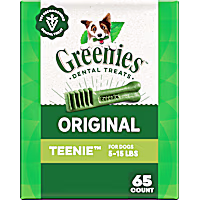 Greenies Original Teenie Natural Dog Dental Care Chews Oral Health Dog Treats