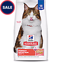 Hill's Science Diet Adult Perfect Digestion Salmon, Brown Rice & Whole Oats Recipe Dry Cat Food