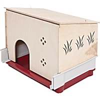 Midwest Wabbitat Deluxe Rabbit Home Wood Hutch Extension with Accessories