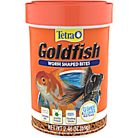 Tetra Goldfish Worm Shaped Bites Fish Food