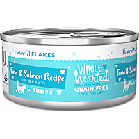 Wholehearted Grain Free Tuna & Salmon Recipe in Gravy Wet Food for Kittens