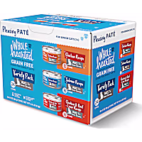 WholeHearted Grain Free Senior Wet Cat Food Pate Variety Pack