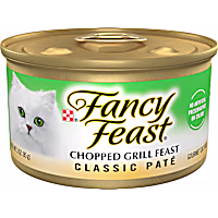 Fancy Feast Chopped Grill Feast Classic Wet Cat Food Pate