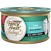 Fancy Feast Medleys Tuna Florentine with Garden Greens in a Delicate Sauce Wet Cat Food