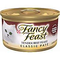 Fancy Feast Grain Free Tender Beef Feast Classic Pate Wet Cat Food