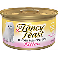Fancy Feast Grain Free Tender Salmon Feast Pate Wet Kitten Food